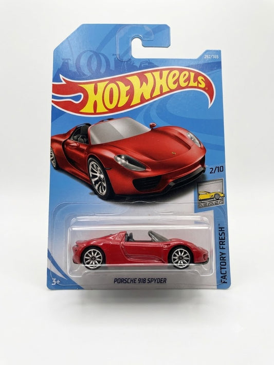 Hot Wheels Factory Fresh Porsche 918 Spyder (Metallic Red)