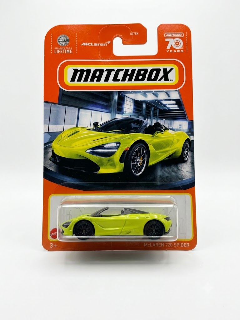 Matchbox McLaren 720S Spider - 70th Anniversary Edition