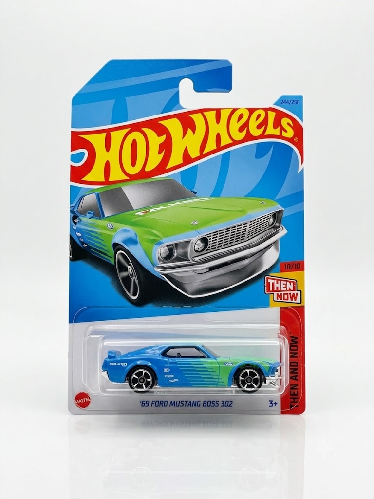 Hot Wheels '69 Ford Mustang Boss 302 Then and Now