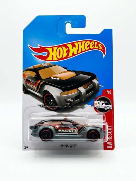 Hot Wheels HW Rescue HW Pursuit Sheriff Interceptor (Matte Grey)