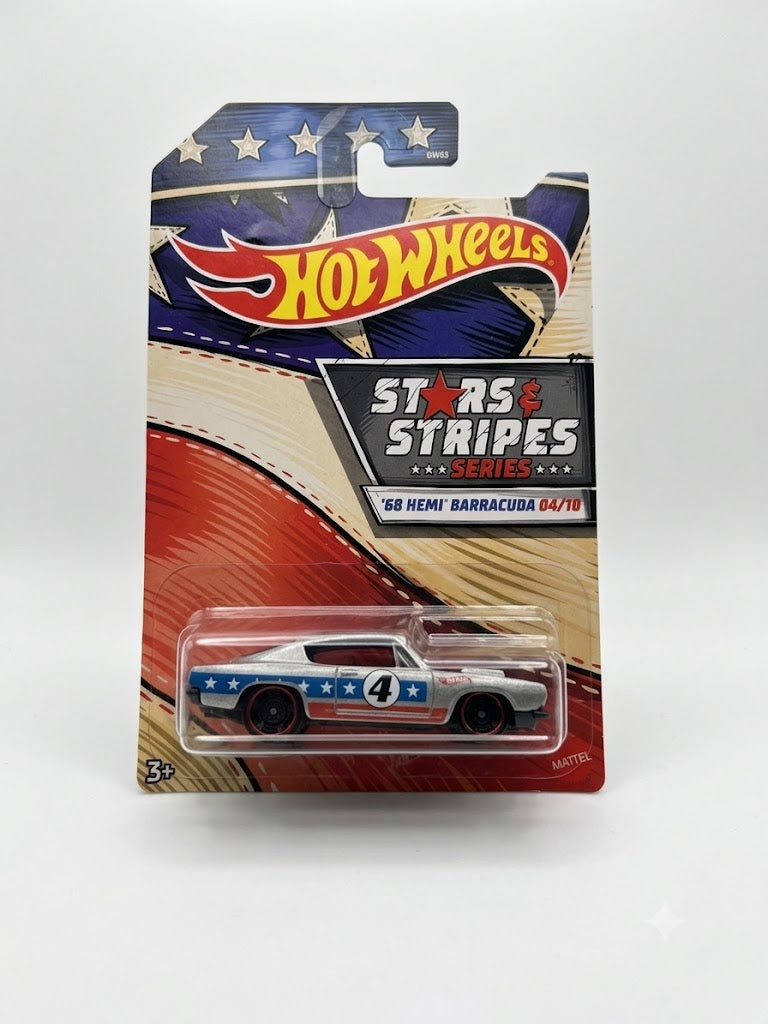 Hot Wheels '68 Hemi Barracuda Stars & Stripes Series