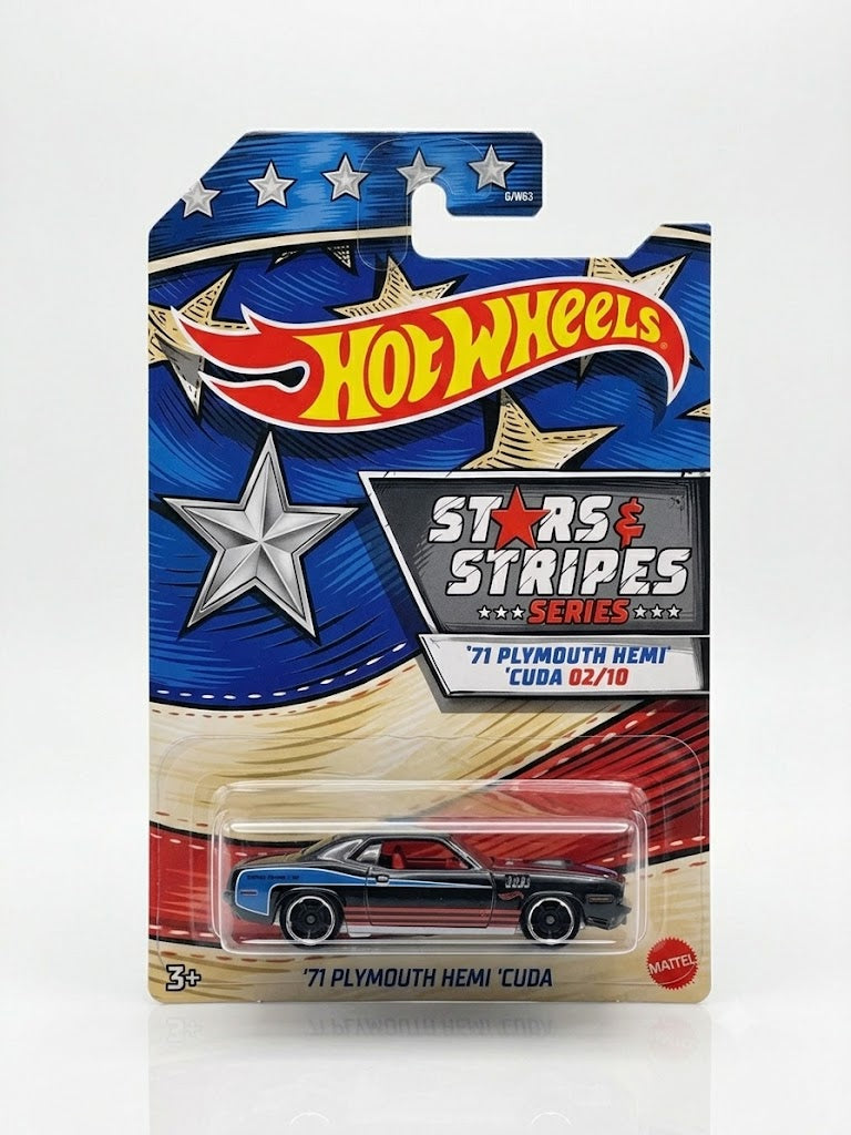 Hot Wheels '71 Plymouth Hemi 'Cuda Stars & Stripes Series