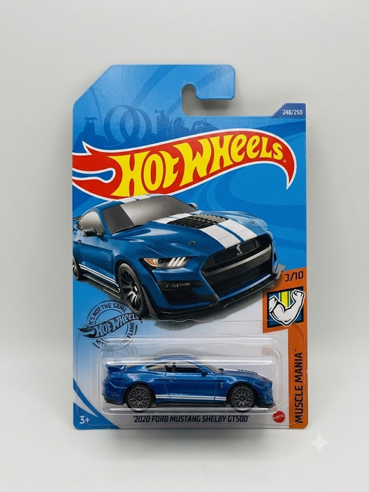 Hot Wheels 2020 Ford Mustang Shelby GT500 - Muscle Mania Blue (3/10)