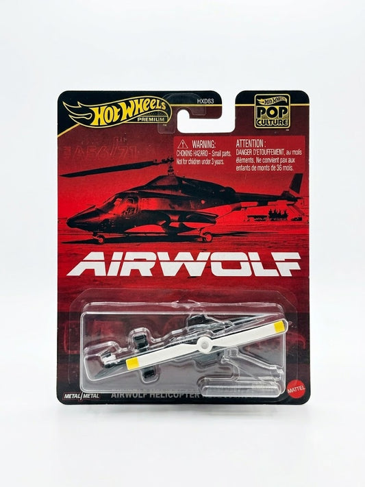Hot Wheels Premium Pop Culture Airwolf Helicopter