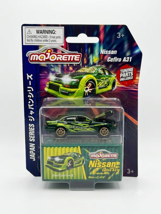 Majorette Japan Series Nissan Cefiro A31 - Custom Tuner with Container Box