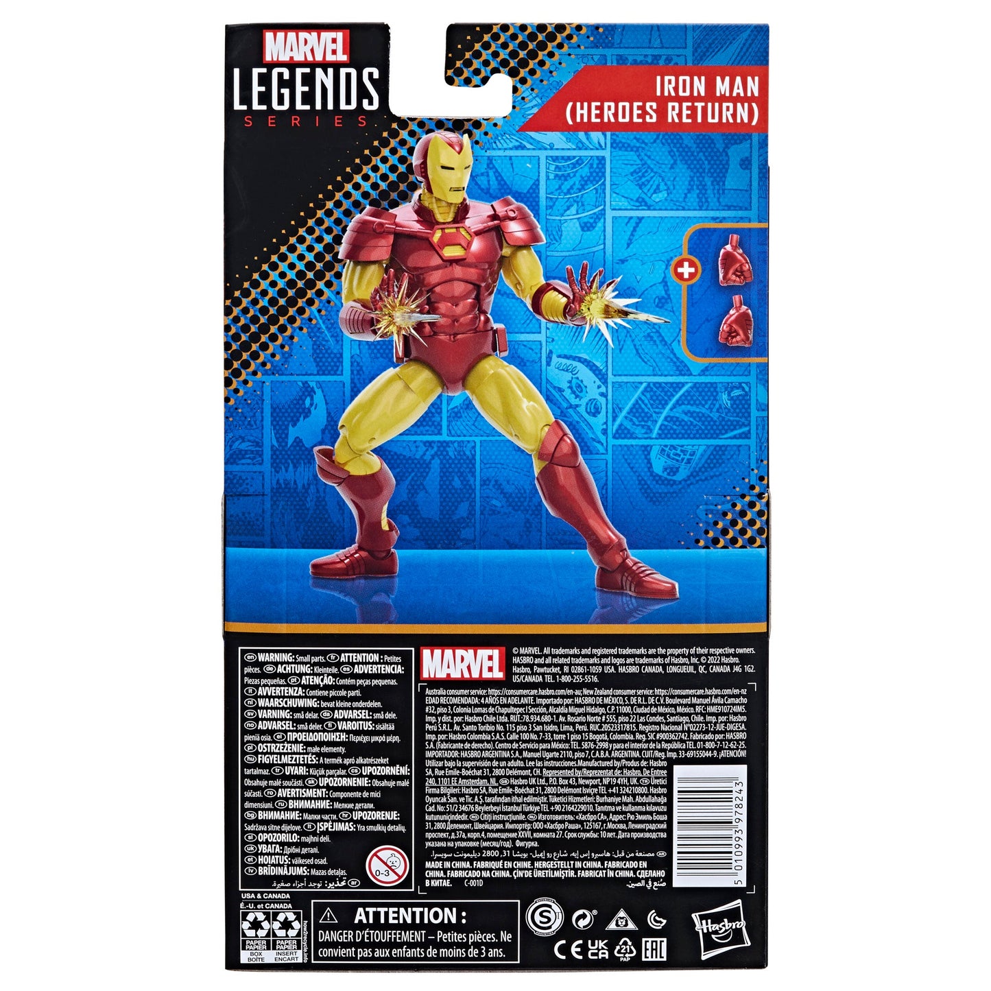 Marvel Legends Series Marvel Comics Iron Man - Heroes Return - TOTALLY AWESOME HULK Wave