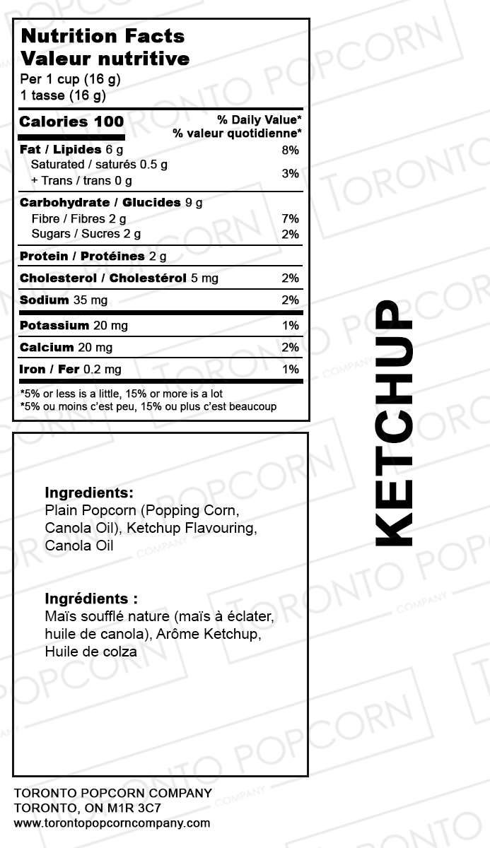 Ketchup-Popcorn