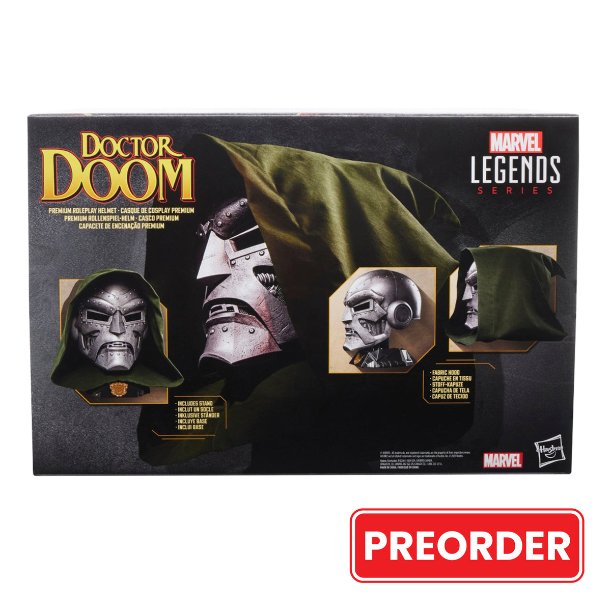 Marvel Legends Series Doctor Doom Premium Electronic Roleplay Helmet