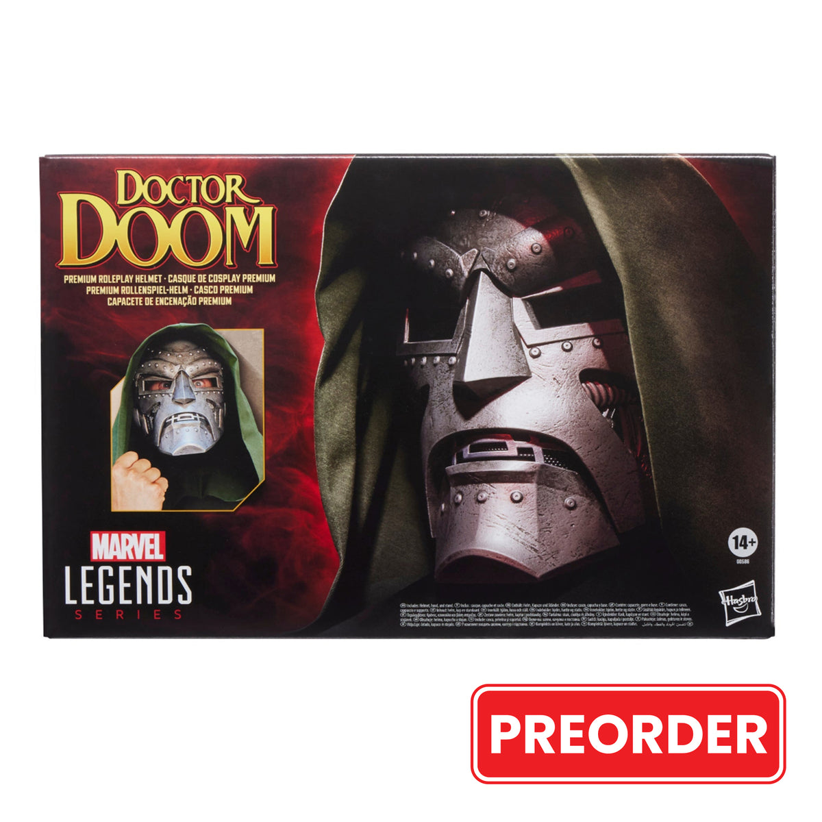 Marvel Legends Series Doctor Doom Premium Electronic Roleplay Helmet