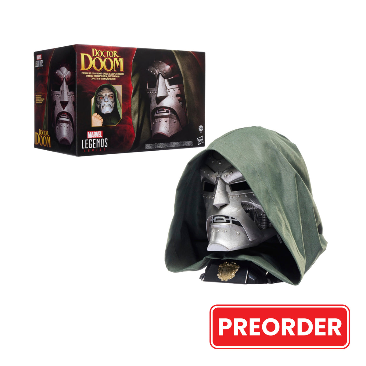 Marvel Legends Series Doctor Doom Premium Electronic Roleplay Helmet