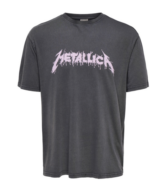 Only & Sons Metallica Graphic T-Shirt (Black)