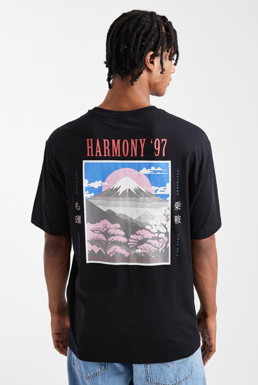 Only & Sons Harmony '97 Mount Norikura T-Shirt