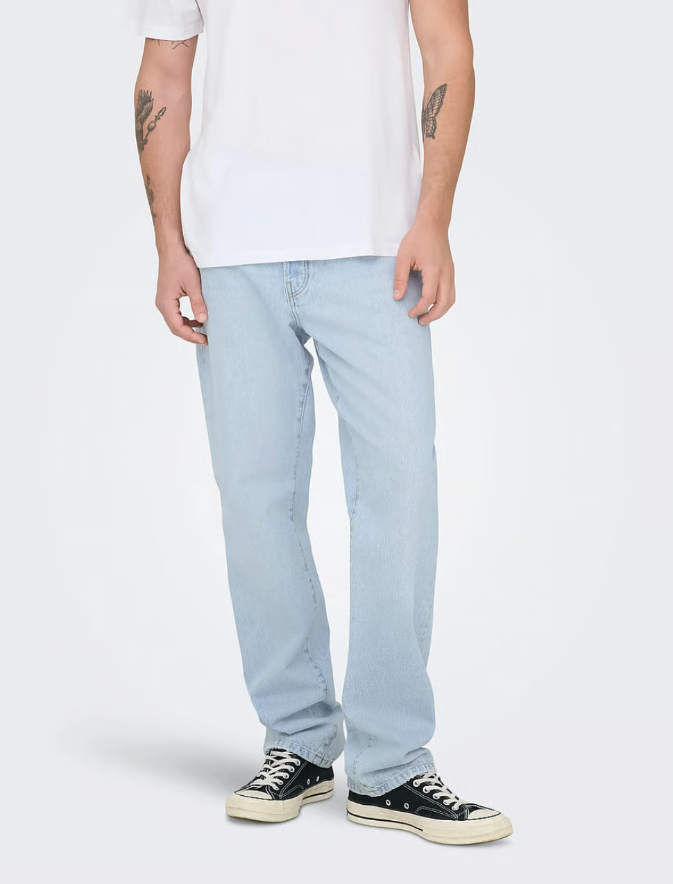 Only & Sons Onsedge Straight Fit Light Blue Jeans