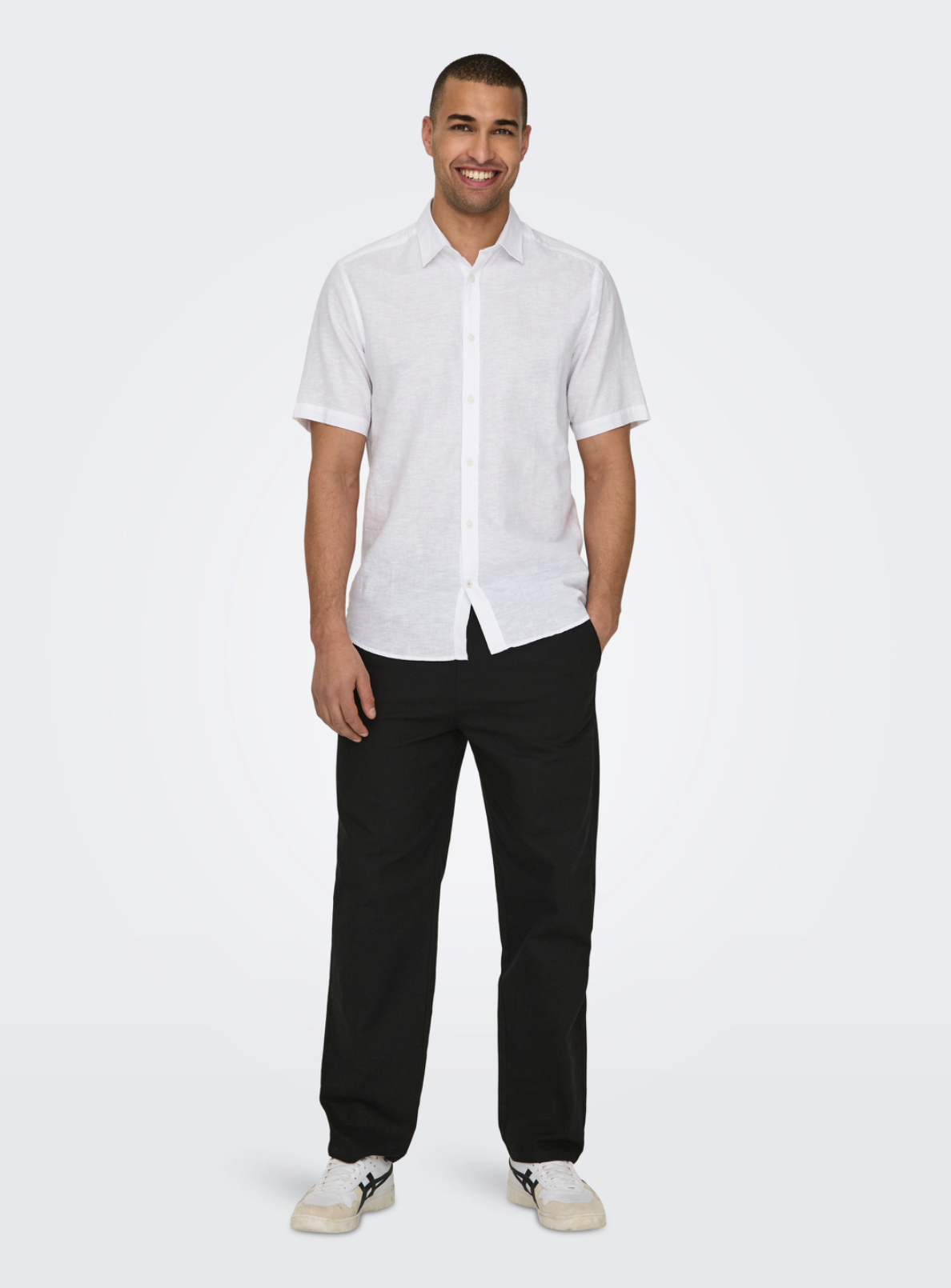 Only & Sons Black Drawstring Pants