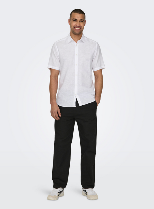 Only & Sons Black Drawstring Pants