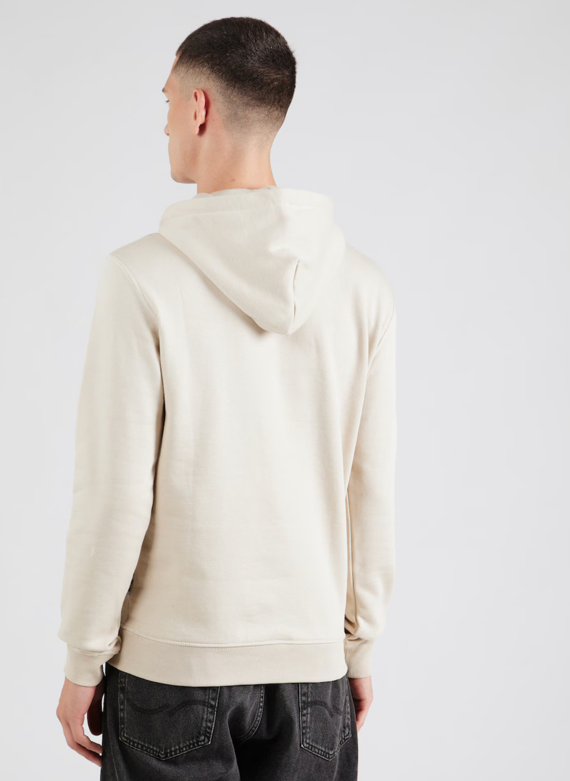 Only & Sons Beige "Curated Staples" Graphic Hoodie