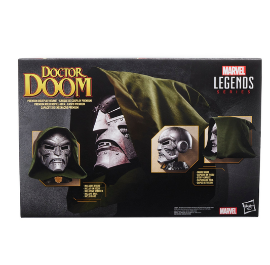 Marvel Legends Series Doctor Doom Premium Electronic Roleplay Helmet