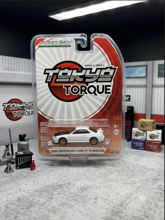 GreenLight Tokyo Torque Series 5 - 2001 Nissan Skyline GT-R (BNR34)
