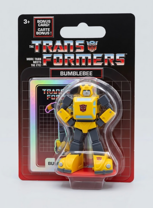 The Transformers G1 Bumblebee Mini Figure with Bonus Card