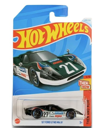 Hot Wheels '67 Ford GT40 Mk.IV – Then and Now (220/250)