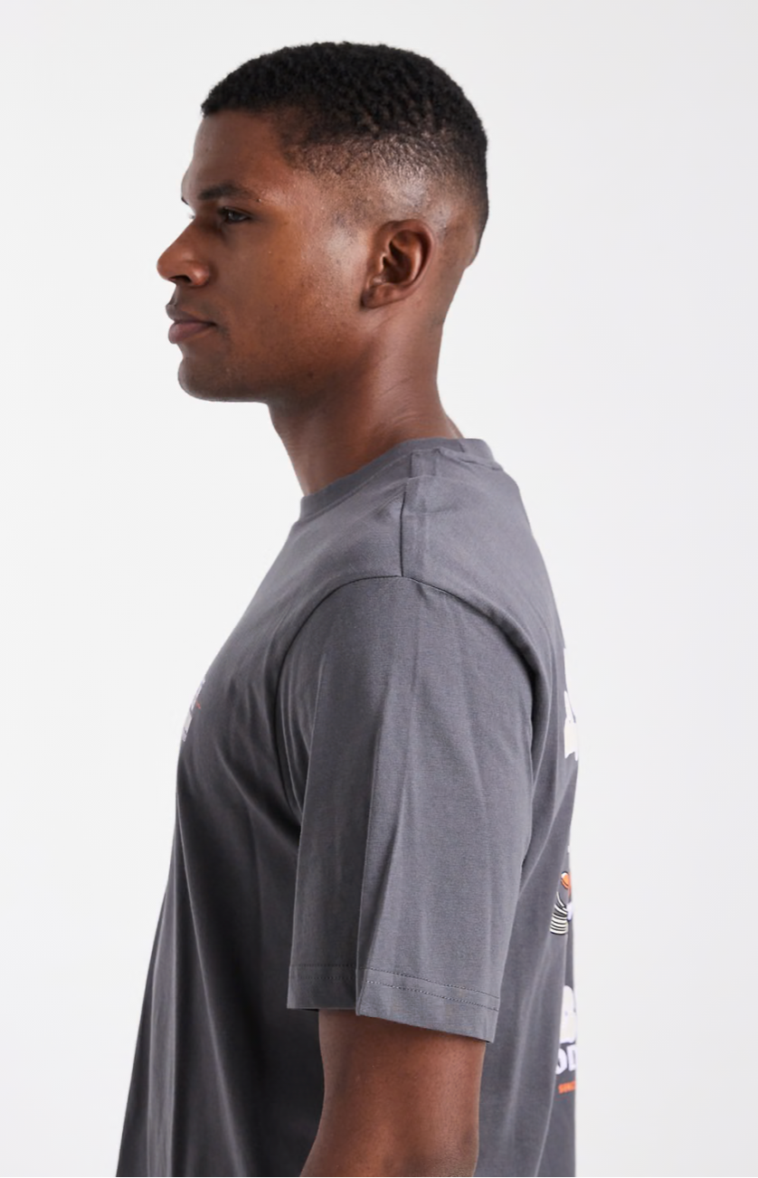 Only & Sons Grey Yokohama Ramen Graphic T-Shirt