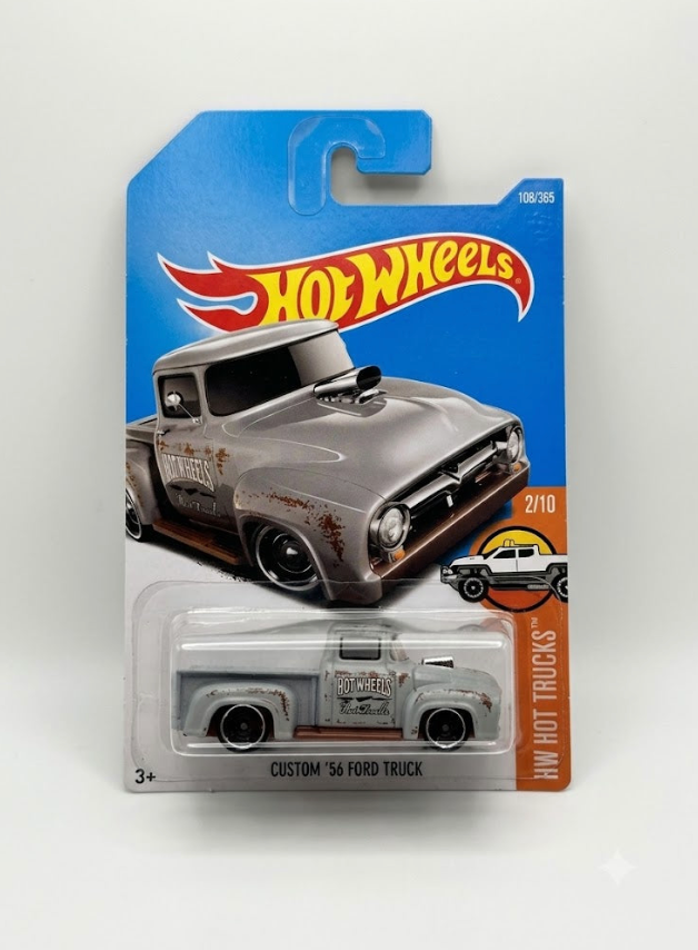 Hot Wheels Custom '56 Ford Truck Grey – HW Hot Trucks (2/10)