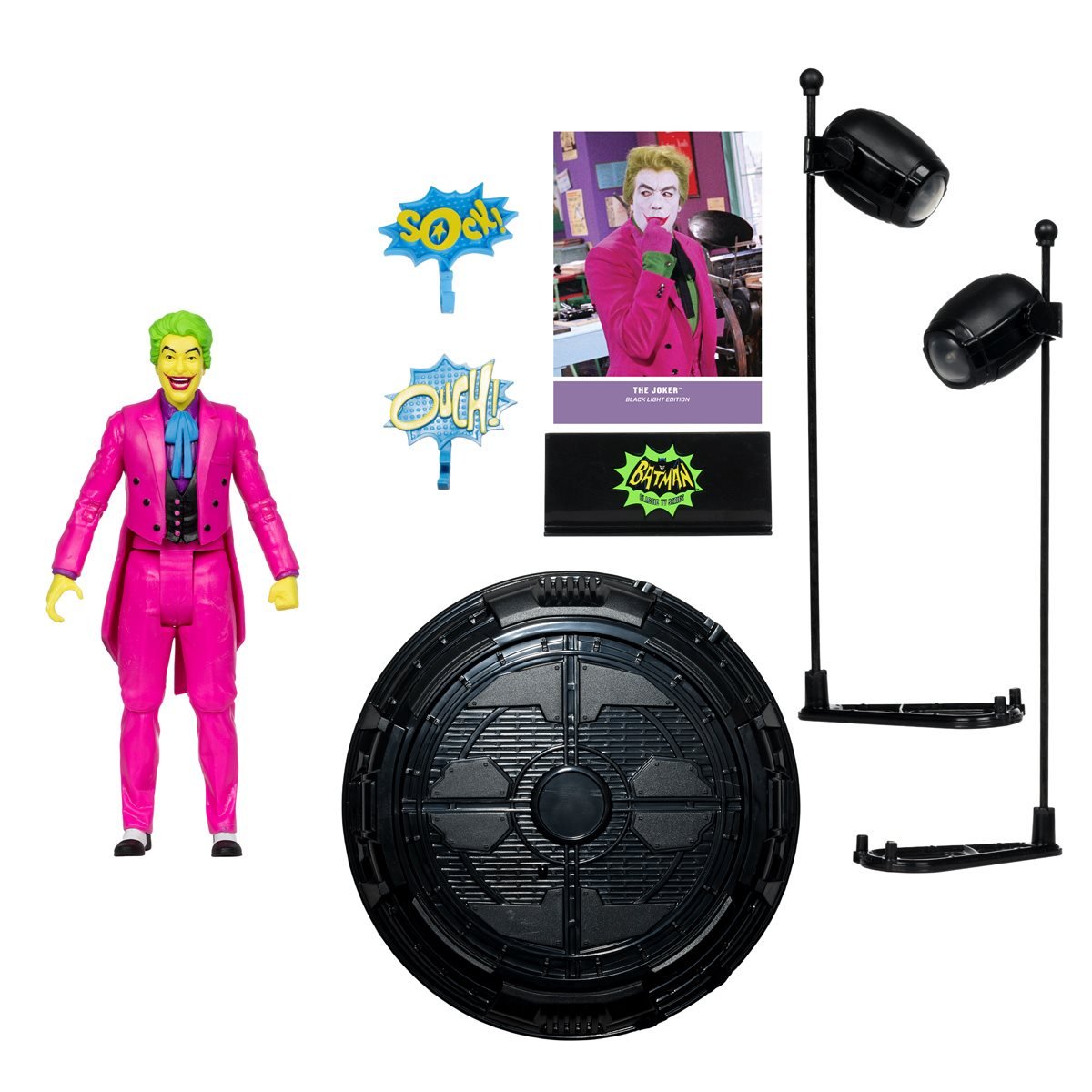 DC Multiverse The Joker (Gold Label - Black Light - Batman: Classic TV Series) - exclusive