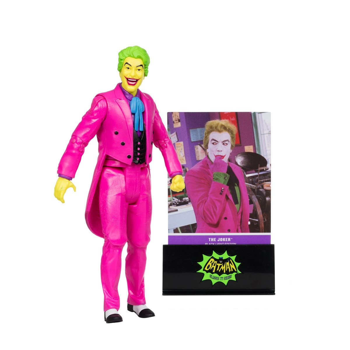 DC Multiverse The Joker (Gold Label - Black Light - Batman: Classic TV Series) - exclusive