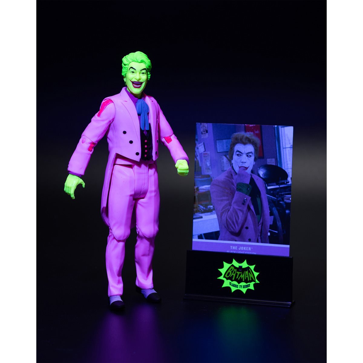 DC Multiverse The Joker (Gold Label - Black Light - Batman: Classic TV Series) - exclusive