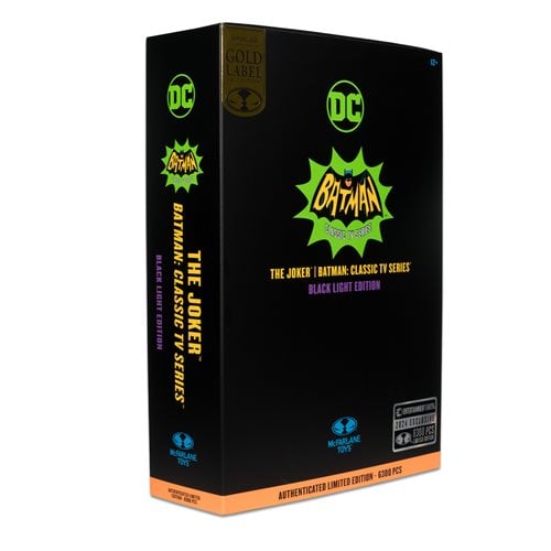 DC Multiverse The Joker (Gold Label - Black Light - Batman: Classic TV Series) - exclusive