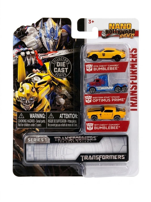 Transformers: The Last Knight Nano Hollywood Rides Series 1 Die-Cast 3-Pack