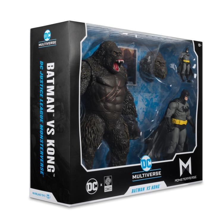 Justice League vs. Godzilla vs. Kong DC Multiverse Batman vs. Kong Action Figure Two-Pack