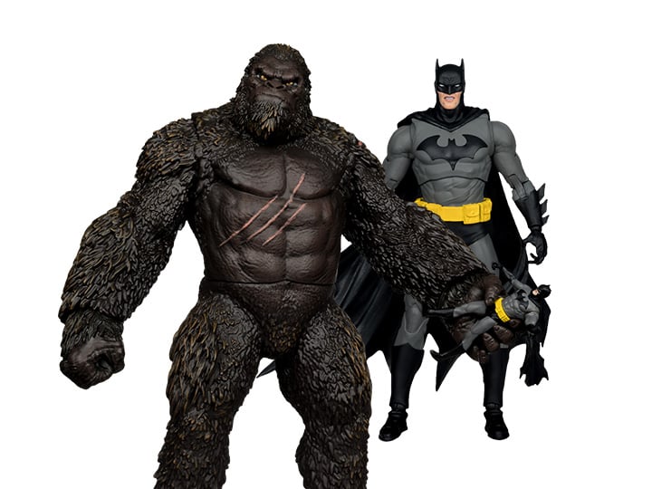 Justice League vs. Godzilla vs. Kong DC Multiverse Batman vs. Kong Action Figure Two-Pack