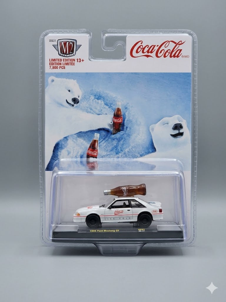 M2 Machines Coca Cola 1:64 Scale Premium Die Cast Vehicles Assortment
