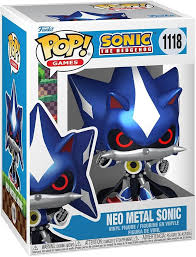 Funko Pop Sonic the Hedgehog Neo Metal Sonic Metallic 1118