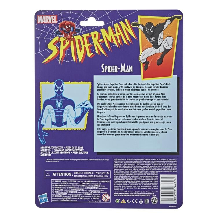 Spider-Man Marvel Legends Retro Collection Spider-Man (Negative Zone Suit) (Subpar Packaging)