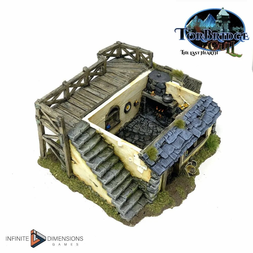 Grumbles Cottage Model Building set - Dnd, Wargaming, Model Train | Village | House | Medieval | Fantasy | D&D | 28mm | 32mm | Pathfinder