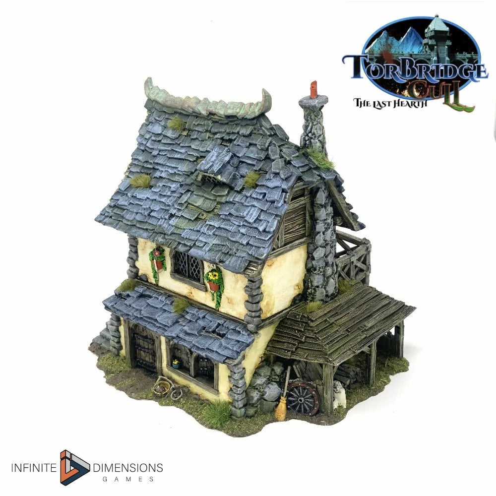 Grumbles Cottage Model Building set - Dnd, Wargaming, Model Train | Village | House | Medieval | Fantasy | D&D | 28mm | 32mm | Pathfinder