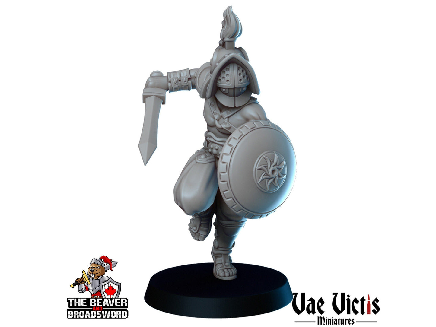 Gladiators mini Set - Vae Victis | DnD | Elf | Tabaxi | Goliath | Human | Arena | Fighter | Pathfinder |  Assassin | Wargaming