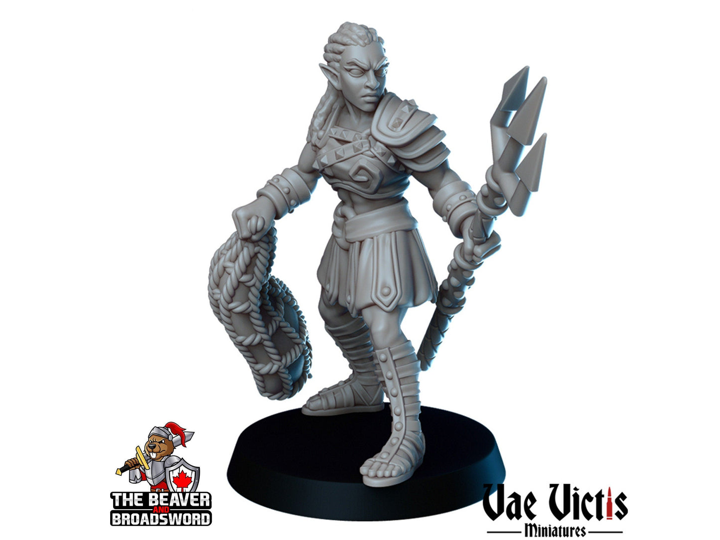 Gladiators mini Set - Vae Victis | DnD | Elf | Tabaxi | Goliath | Human | Arena | Fighter | Pathfinder |  Assassin | Wargaming