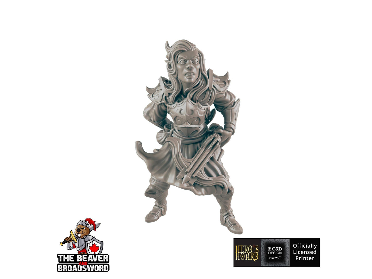 Dark Elf 1 | DnD Miniature, Premium Resin, Durable and Tough for your TTRPG and Wargaming! 32mm, 28mm, Female, Drow, Ranger, Sniper