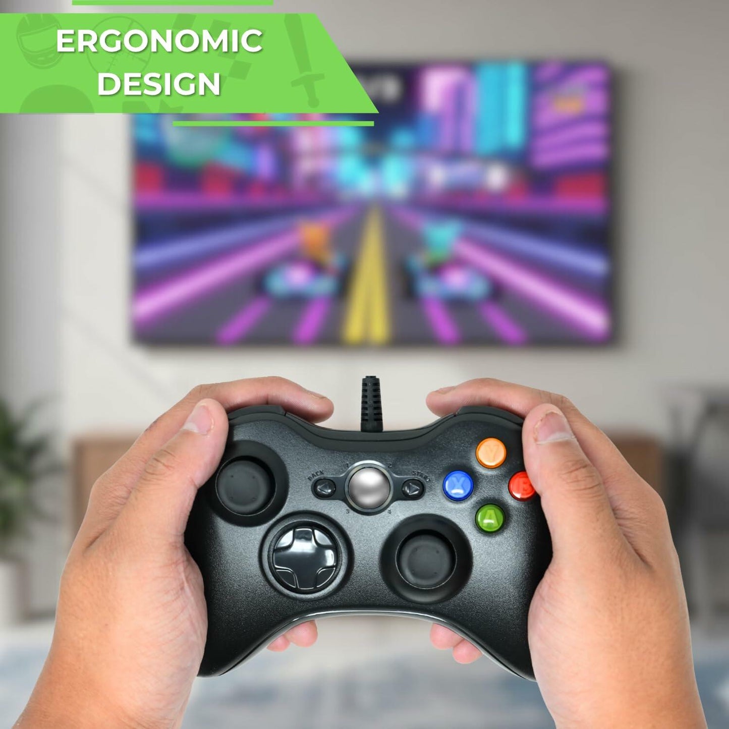 Controller for Xbox 360 Black