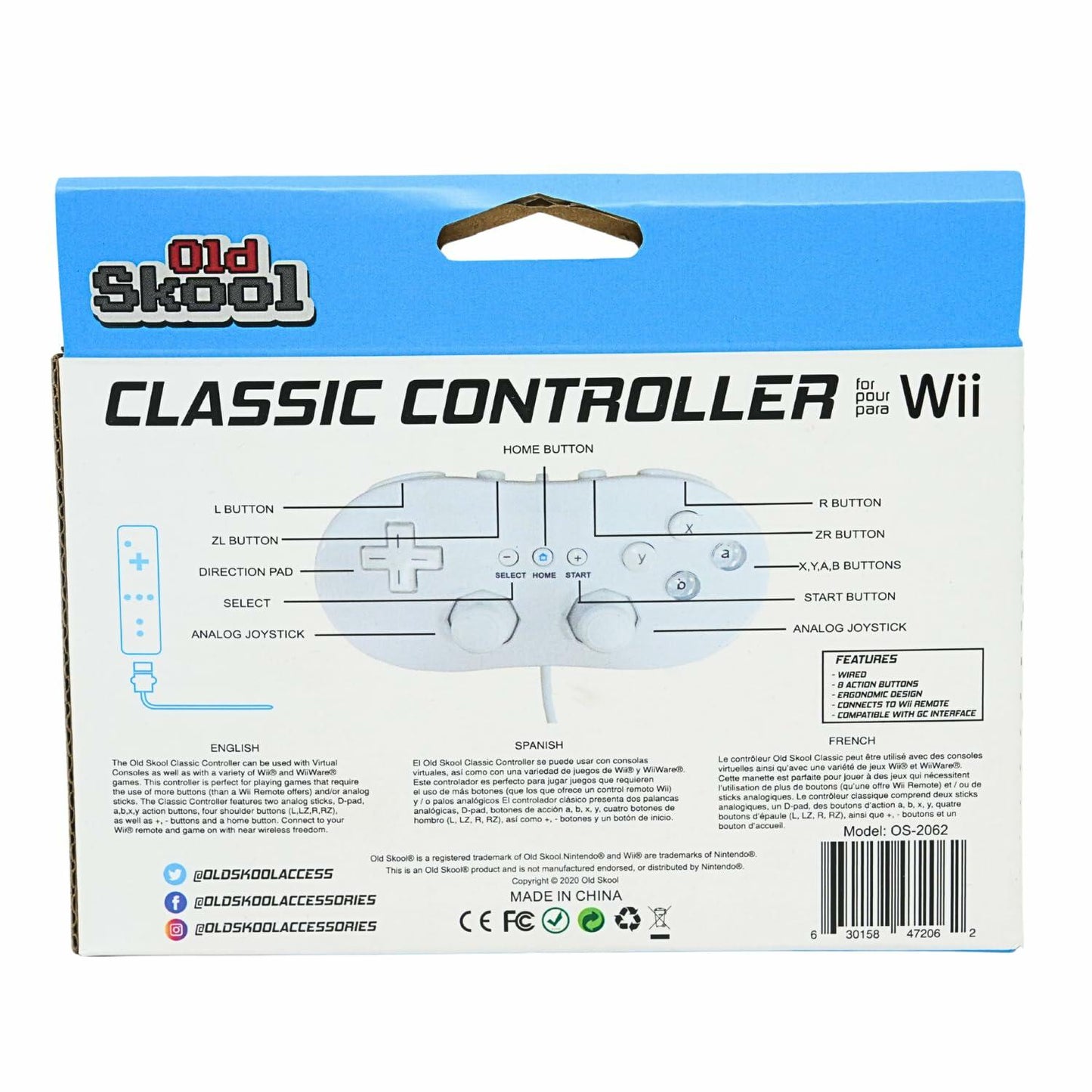 Classic Controller for Wii