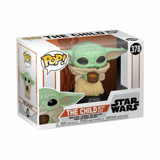 Funko Pop! Star Wars: The Mandalorian - The Child with Cup, Multicolor