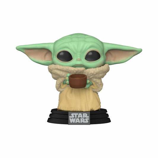 Funko Pop! Star Wars: The Mandalorian - The Child with Cup, Multicolor