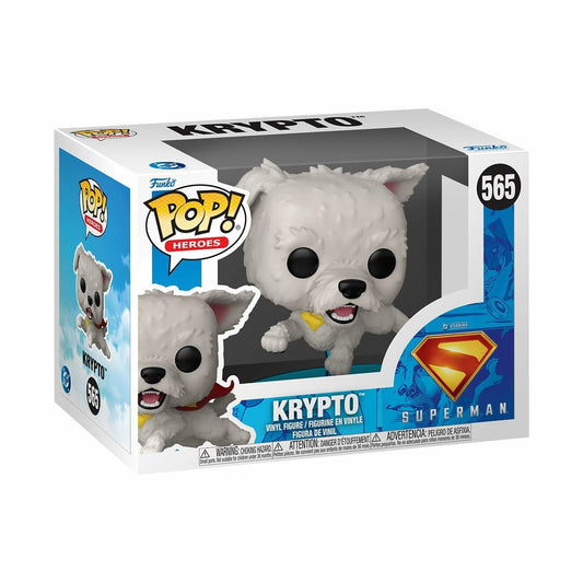 Funko Pop! DC: Superman 2025 - Krypto - Collectable Vinyl Figure - Gift Idea - Official Merchandise - Toys for Kids & Adults - Movies Fans - Model Figure for Collectors and Display