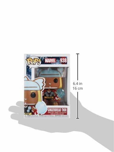 Funko Pop! Marvel: Gingerbread Thor Multicolor 50663