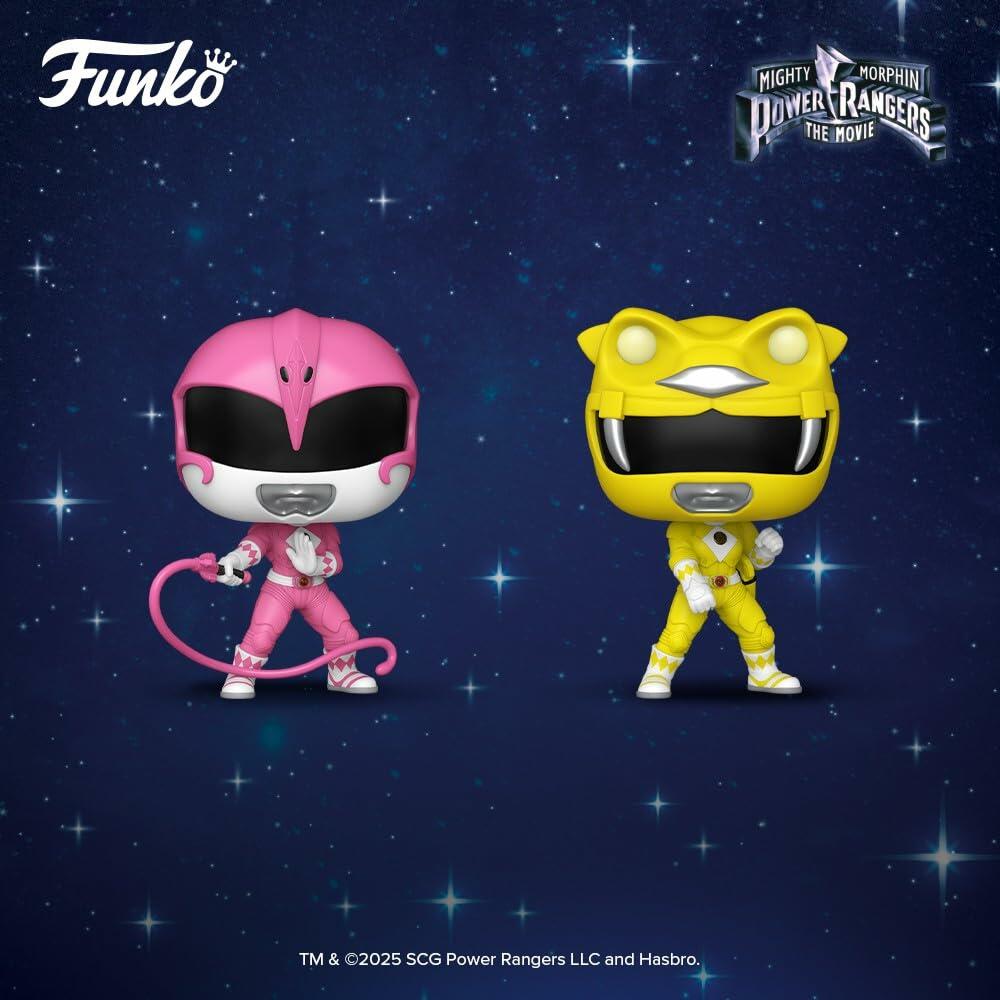 Funko Pop! Movies: Mighty Morphin Power Rangers: The Movie - Yellow Ranger - Power Rangers Movie - Collectable Vinyl Figure - Gift Idea - Official Merchandise - Toys for Kids & Adults - Movies Fans