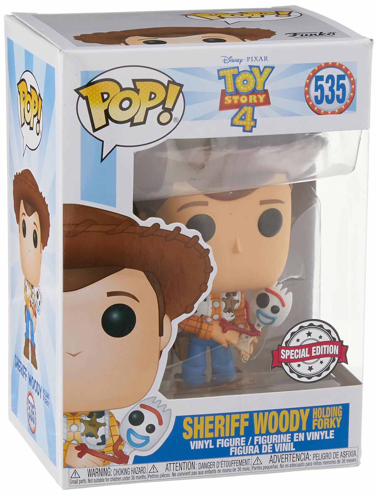 Funko POP! Sheriff Woody Holding Forky Hot Topic Exclusive #535