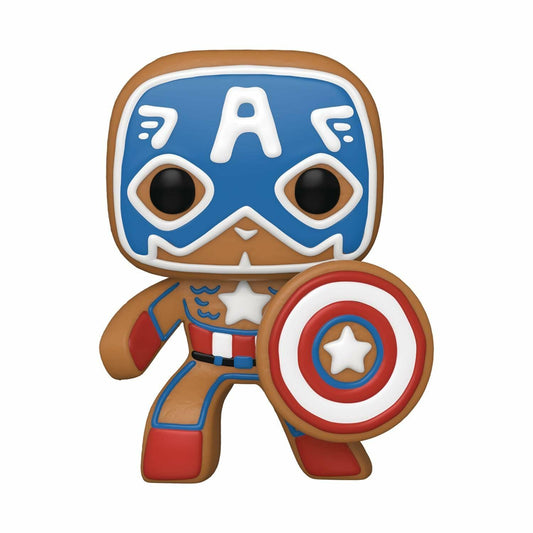 Funko Pop! Marvel: Gingerbread Captain America Multicolor 50657